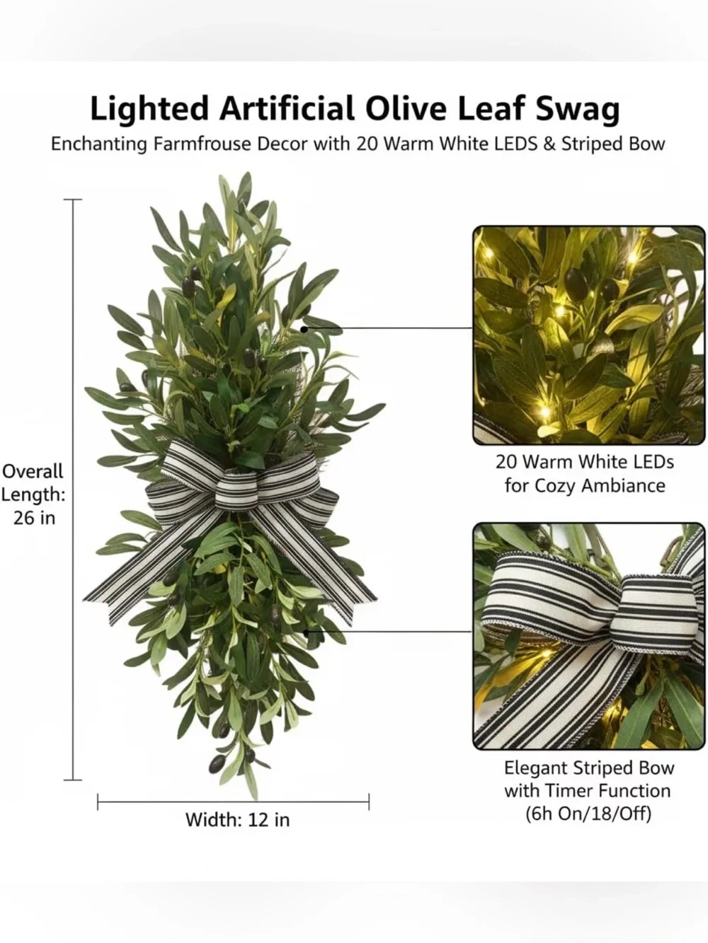 N/A decorative faux